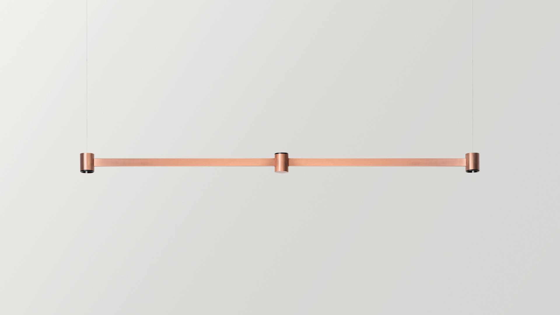 ART SURFACE DIRECT & INDIRECT LED direct-indirect light brass pendant lamp