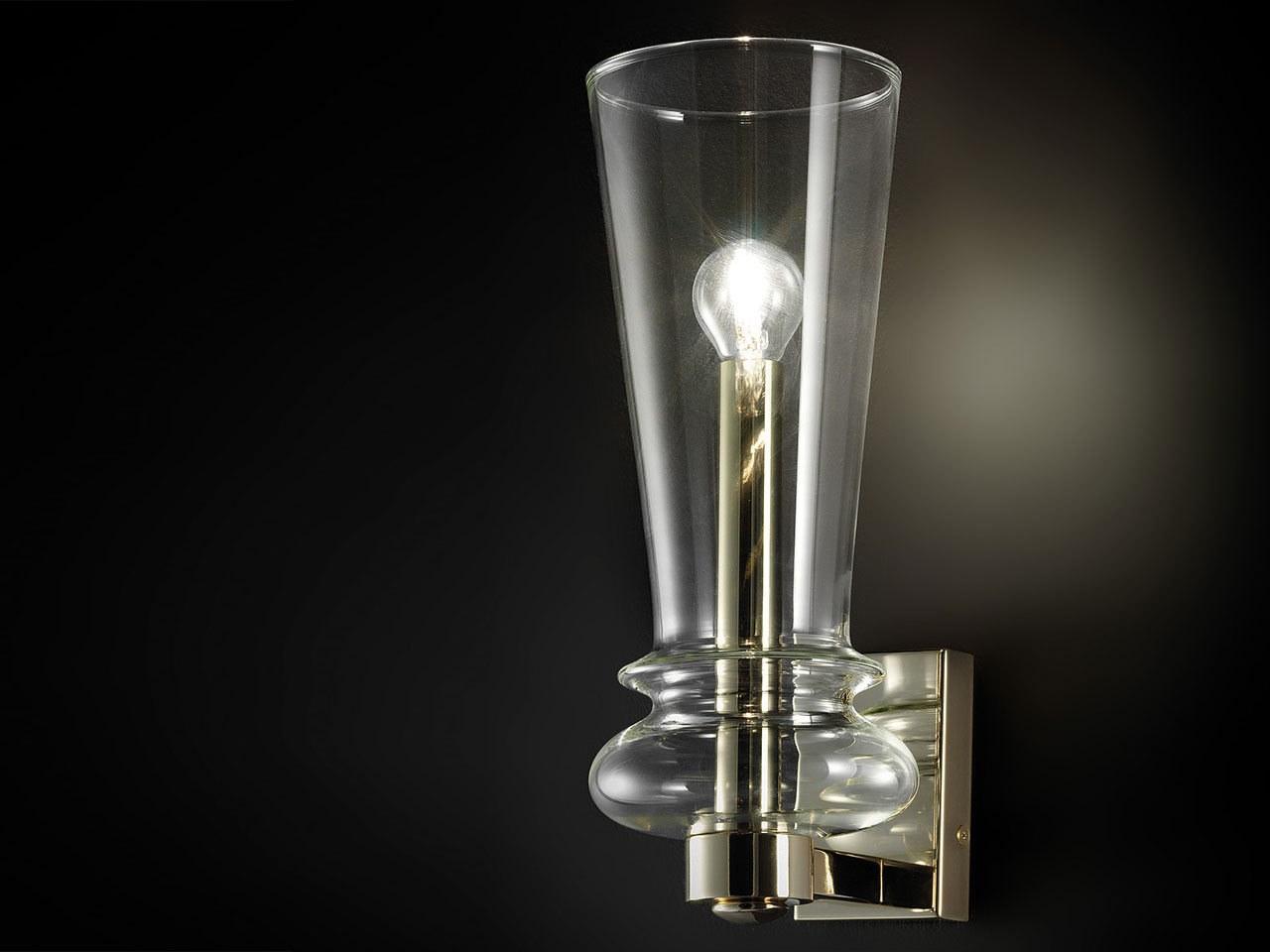 LICIO LED blown glass wall lamp