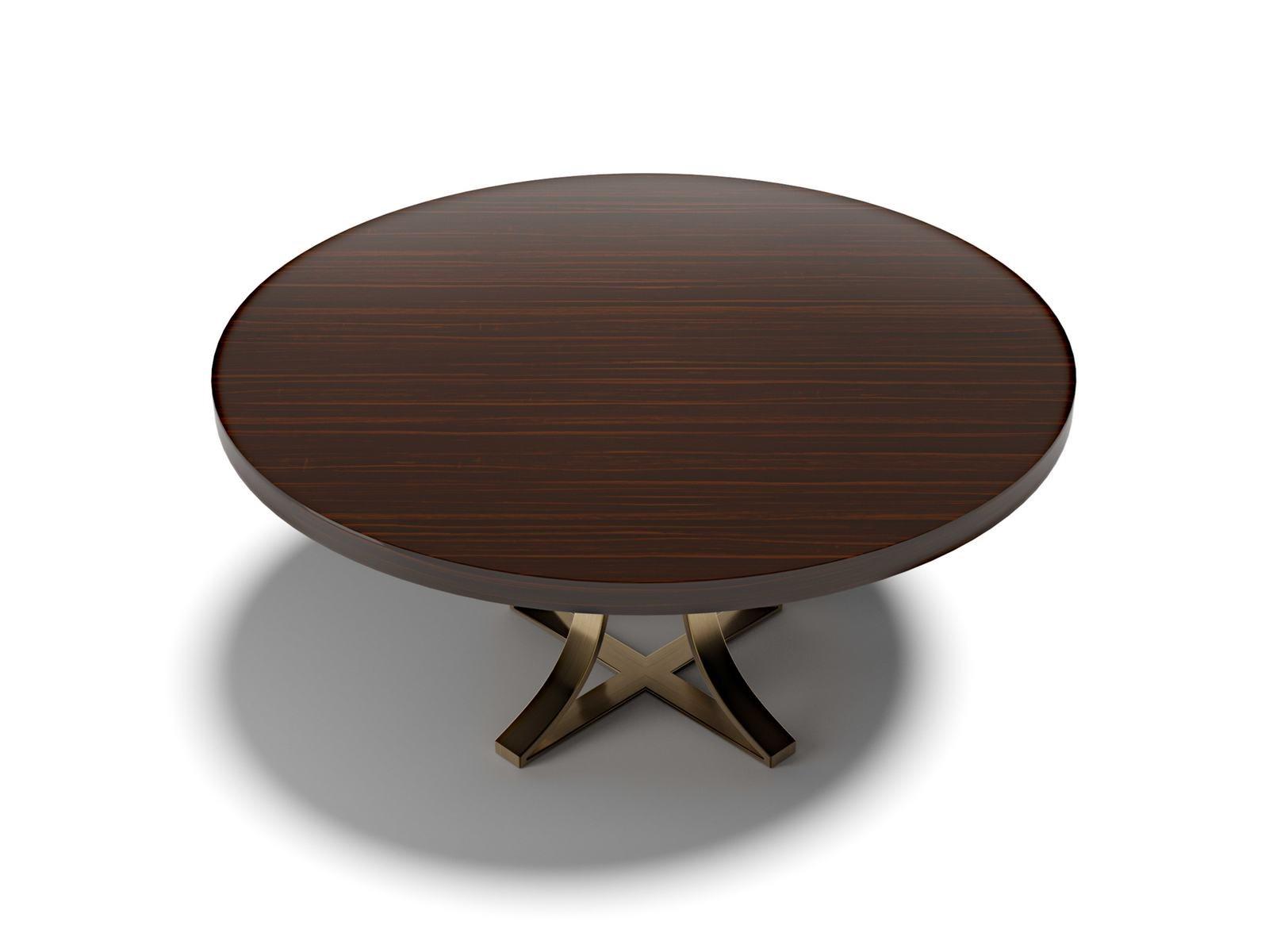 MUST T Round wooden dining table