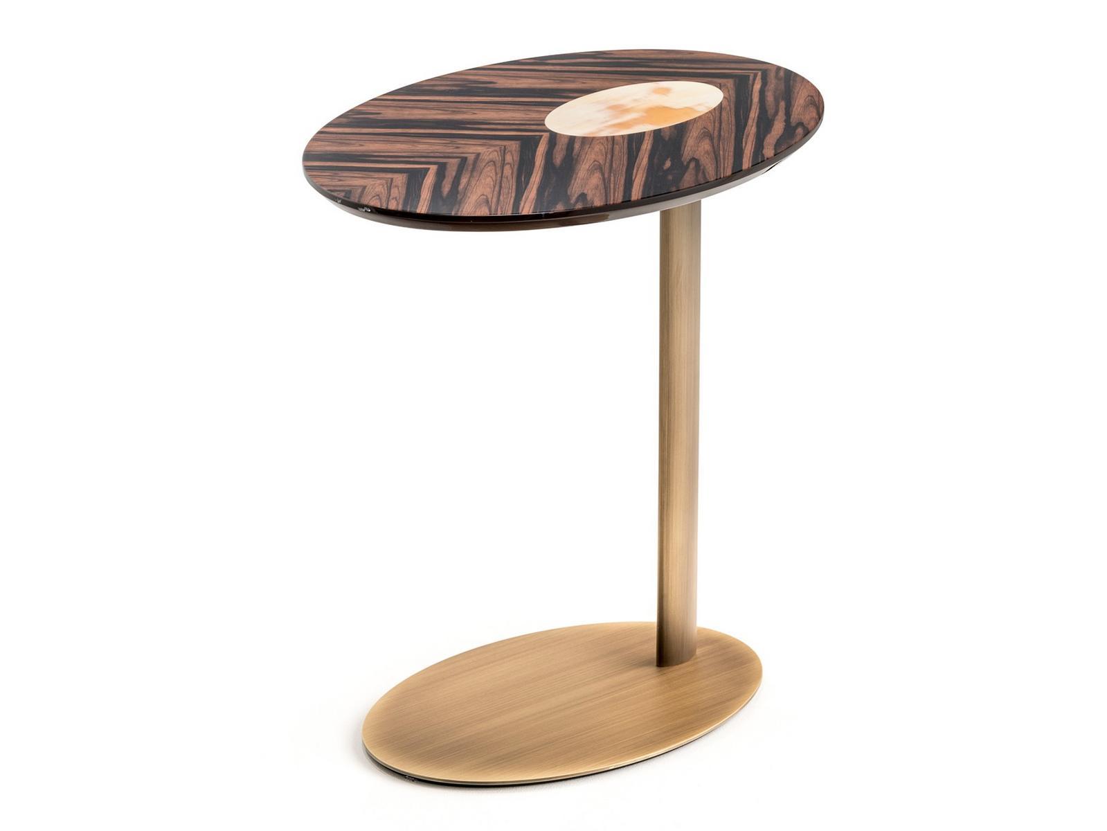 KEPLERO 6050 Oval ebony coffee table