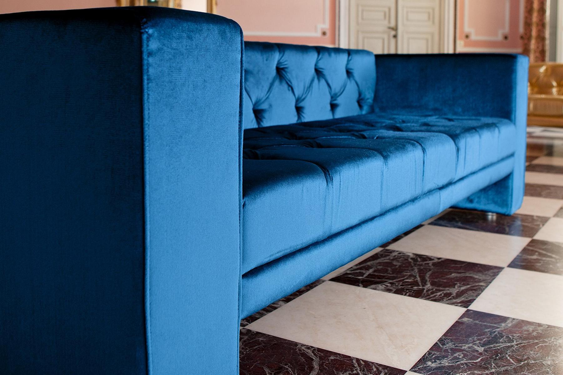 TUBBY Tufted 4 seater fabric sofa TUBBY Tufted 4 seater fabric sofa