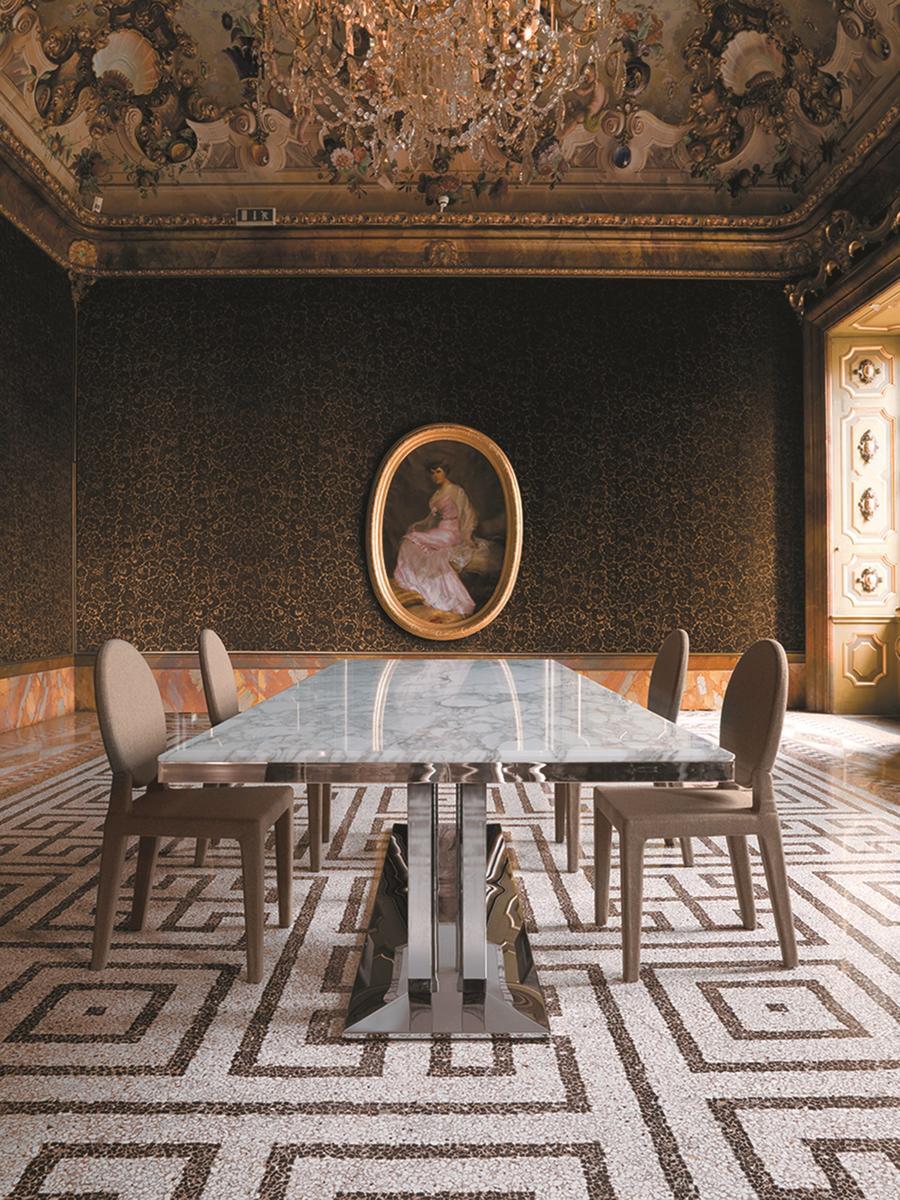 ARTÙ Rectangular metal table