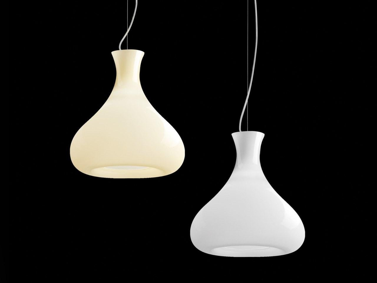 SUMMER S LED blown glass pendant lamp