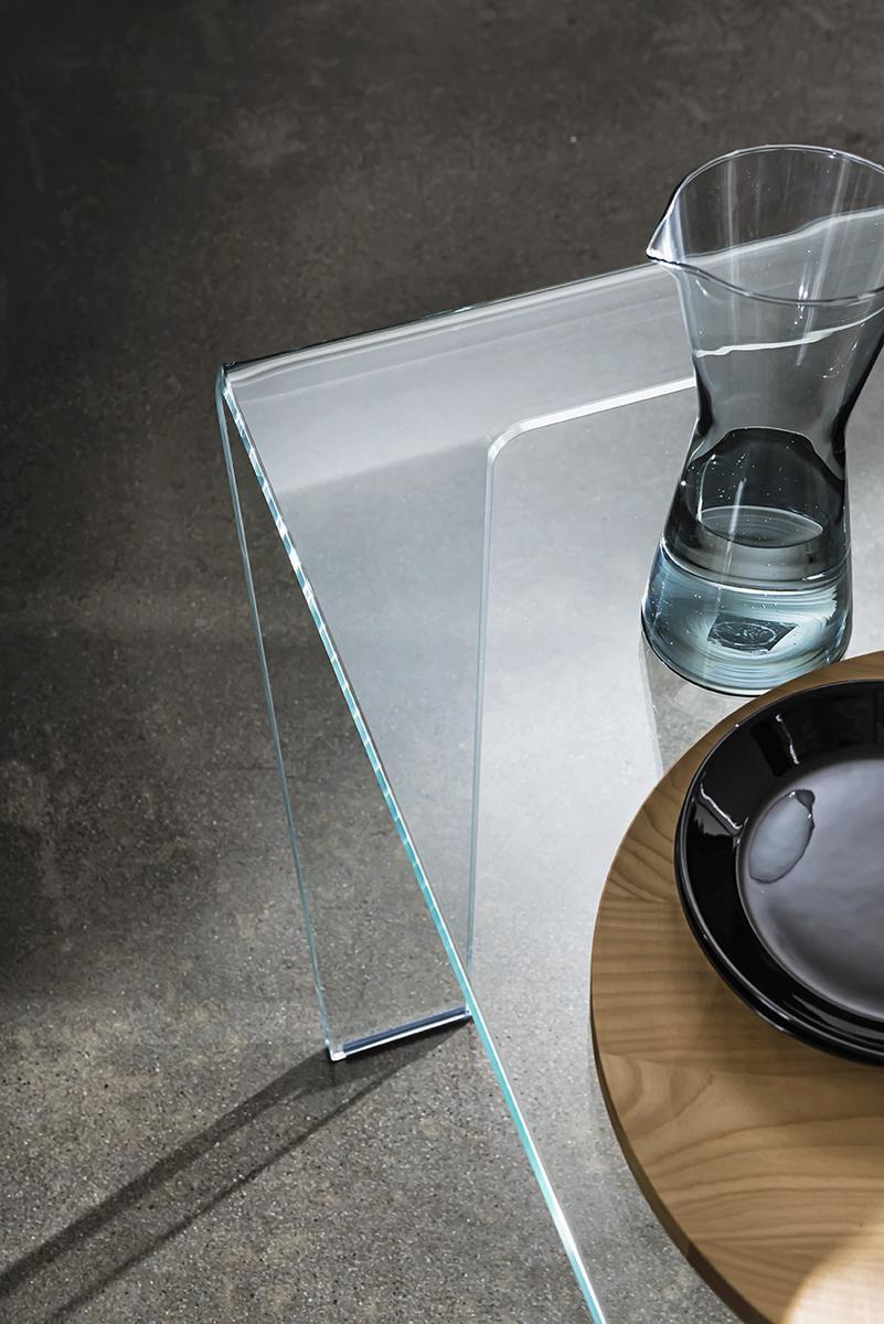 FROG Square glass table