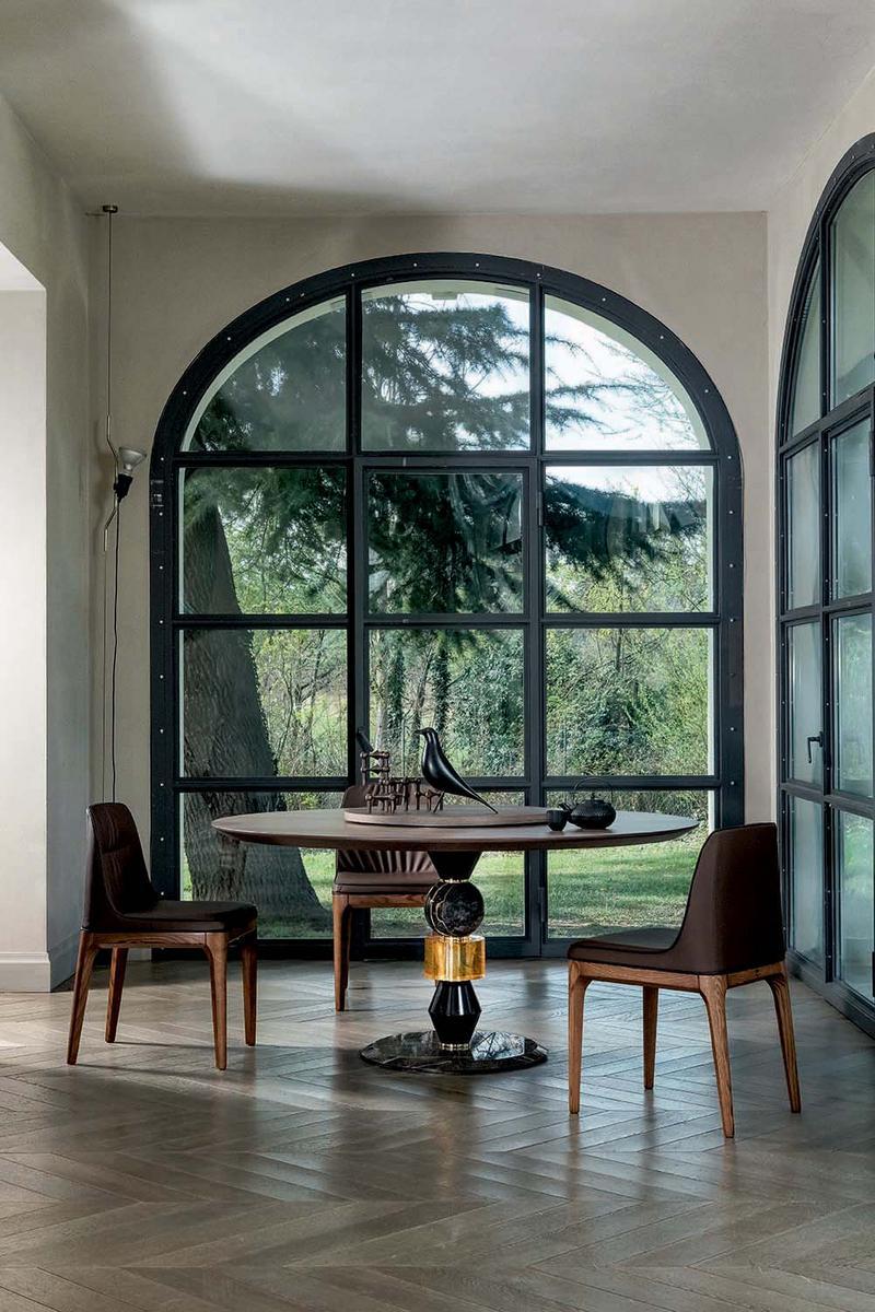 PANDORA Round wooden table