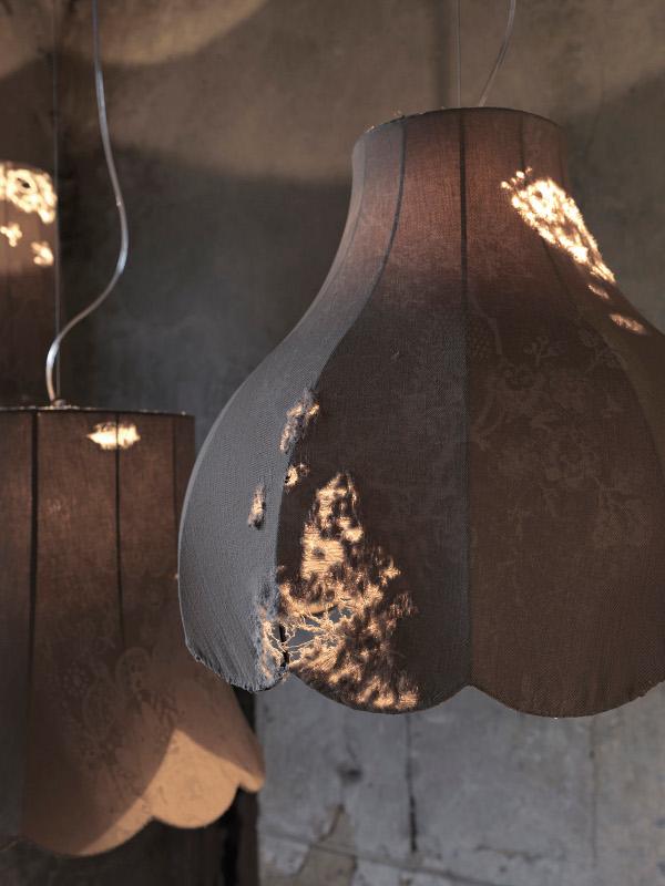 LIFE Denim fabric pendant lamp