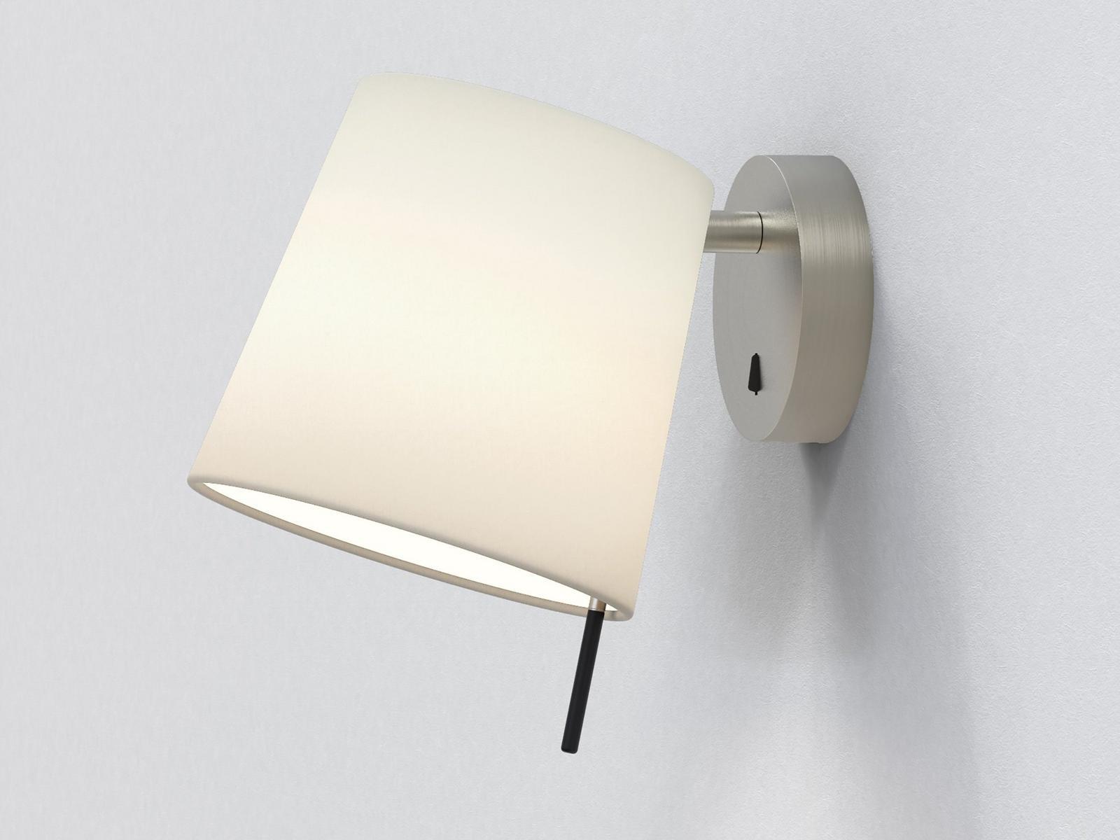 MITSU LED adjustable fabric wall light