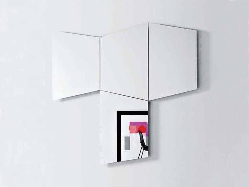 GEOMETRICA TRAPEZOIDALE Wall-mounted mirror