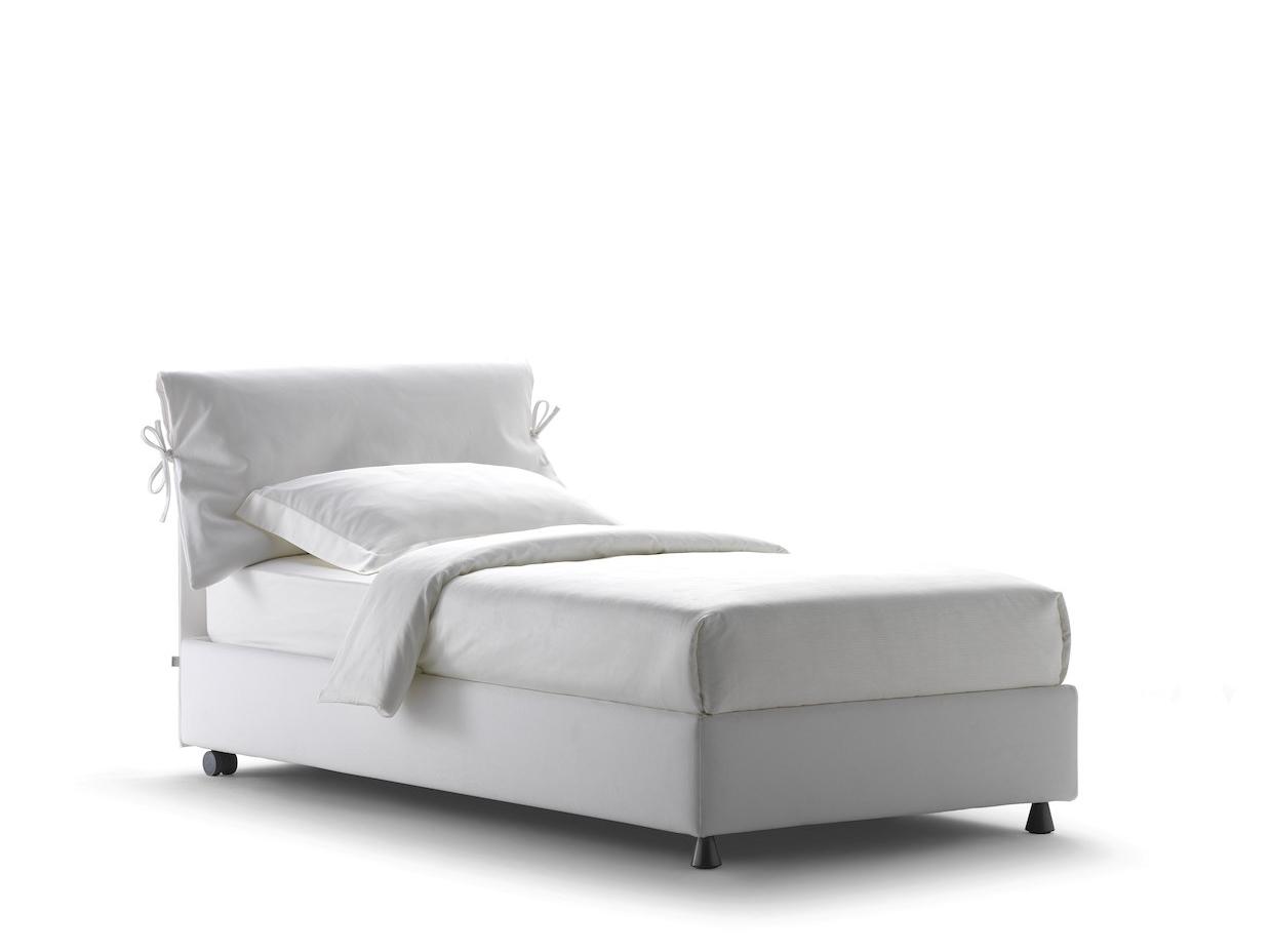 NATHALIE Single bed with removable cover