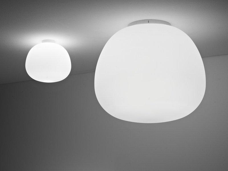 LUMI MOCHI Glass ceiling lamp