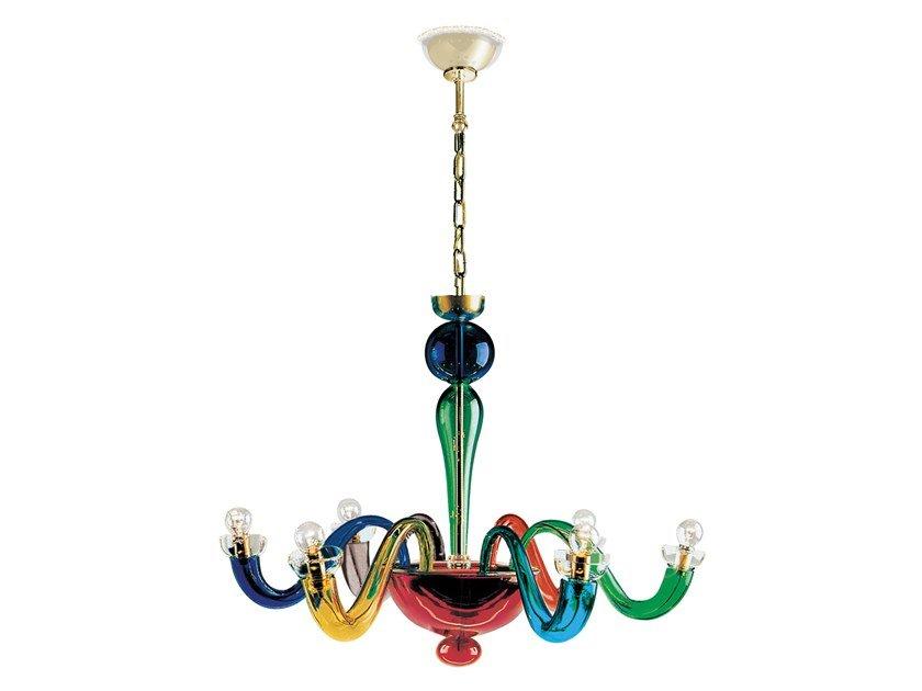SERENISSIMA L6 LED blown glass chandelier