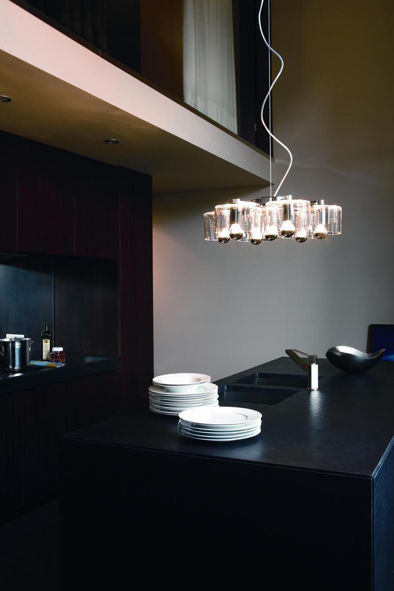 FIORE - 433 Blown glass pendant lamp