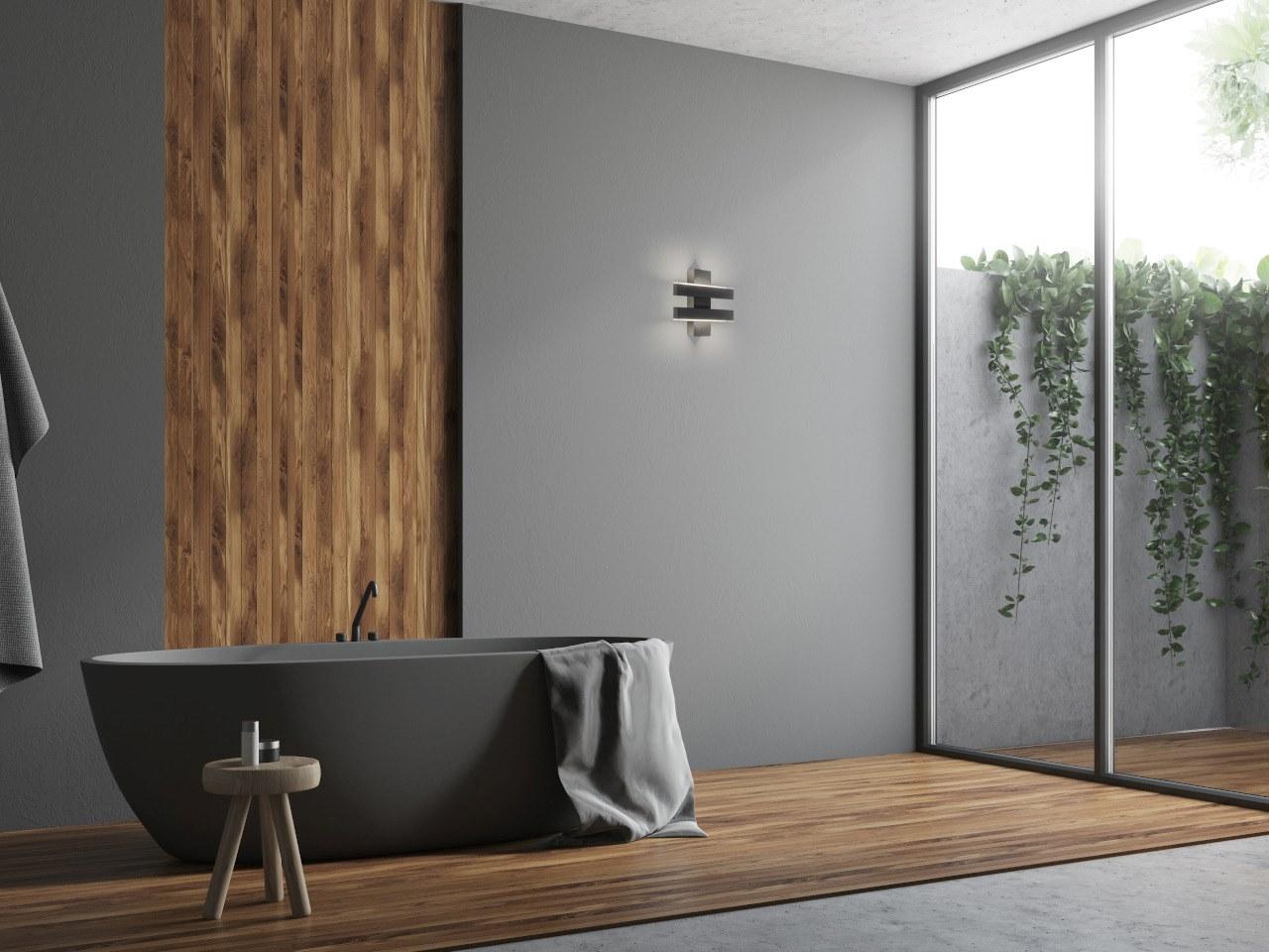 ARTYS W1+1 LED direct light metal wall light