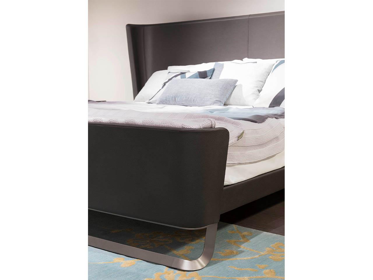 MILANO Leather double bed