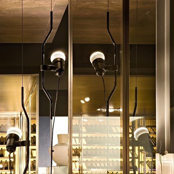 PARENTESI Powder coated steel pendant lamp