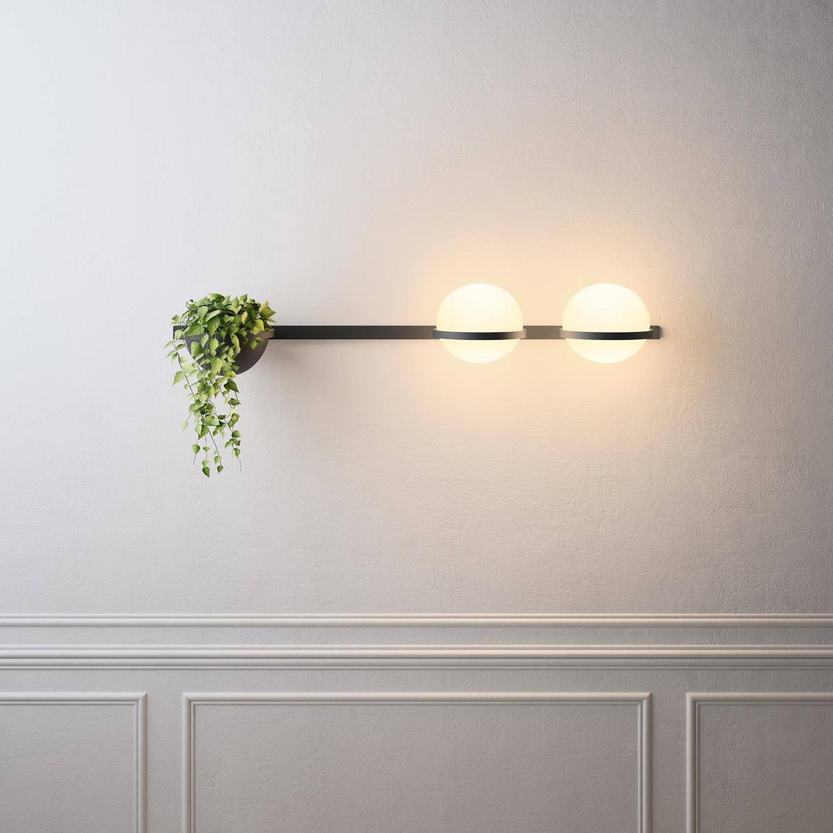 PALMA LED blown glass wall lamp