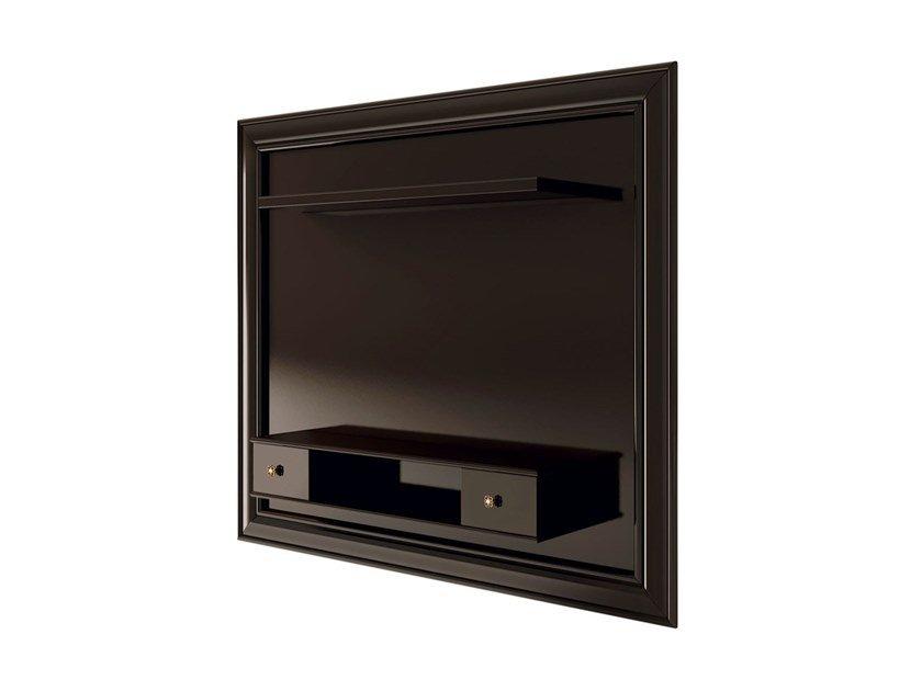 6246 Wall-mounted wooden TV cabinet with drawers