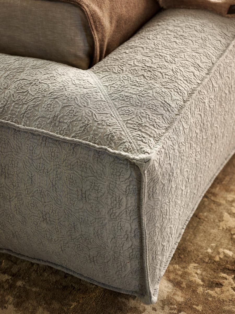 ELITE Upholstered fabric bed with removable cover