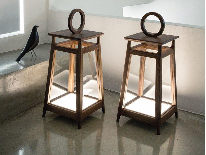 AMARCORD LED wooden floor lamp