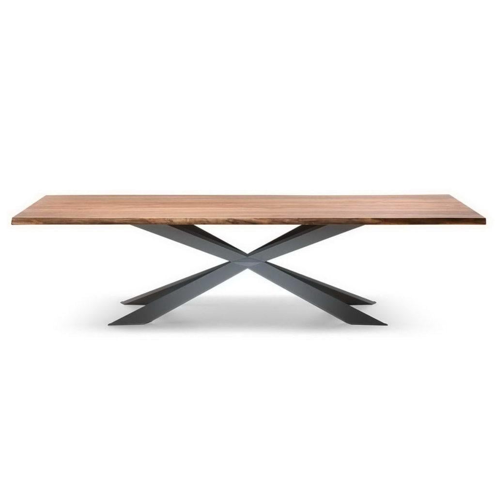SPYDER WOOD Rectangular veneer table