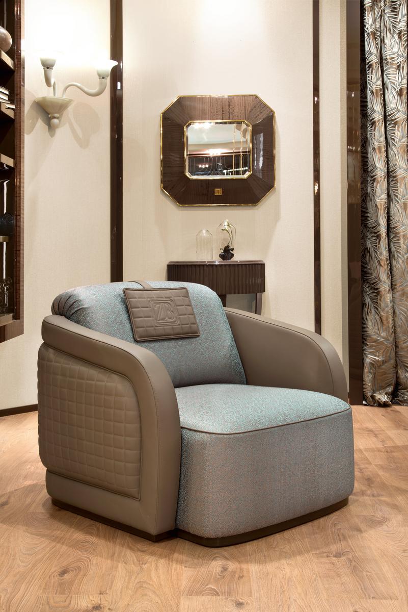 IPAZIA Fabric armchair with armrests
