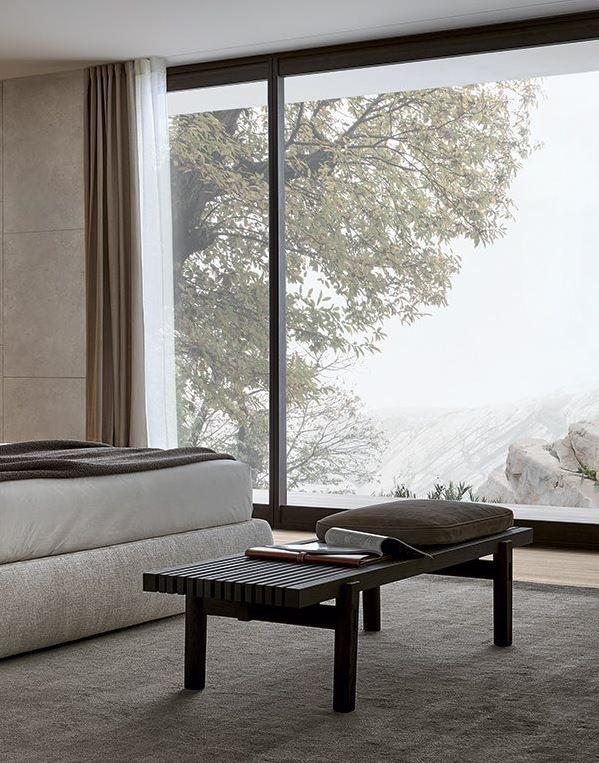HOME HOTEL Wood veneer bench