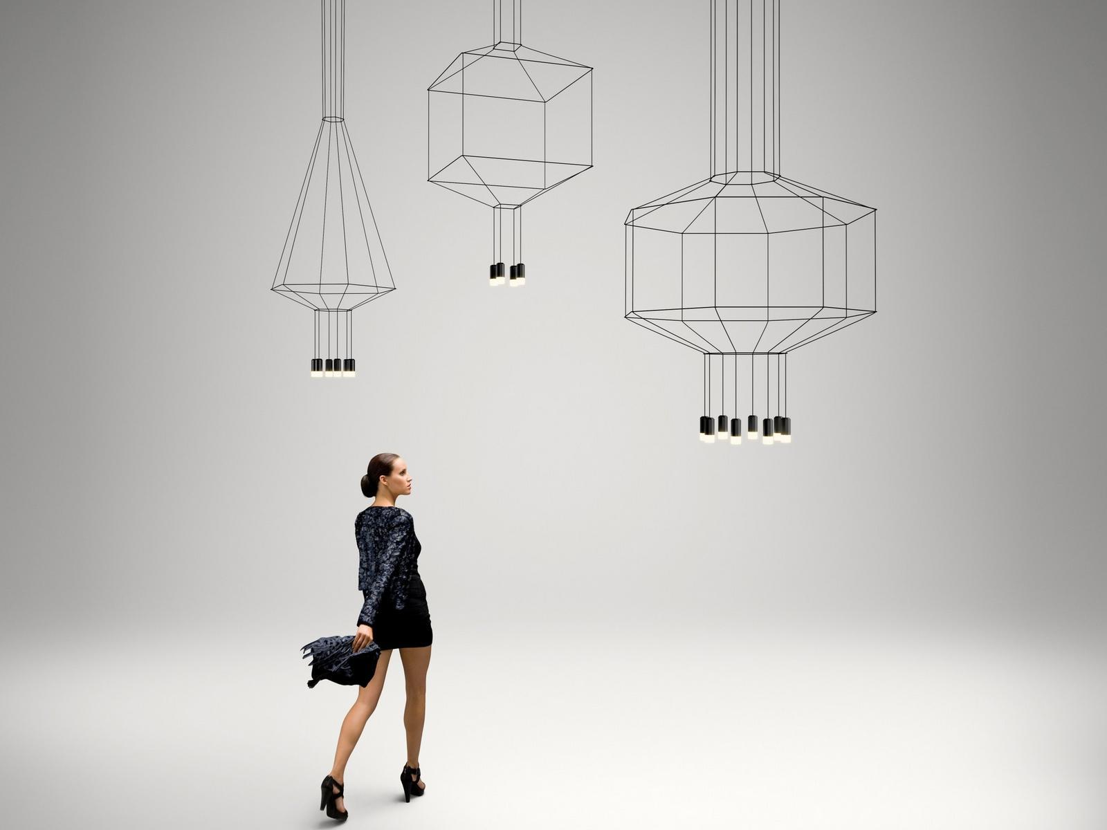 WIREFLOW 8 LED pendant lamp