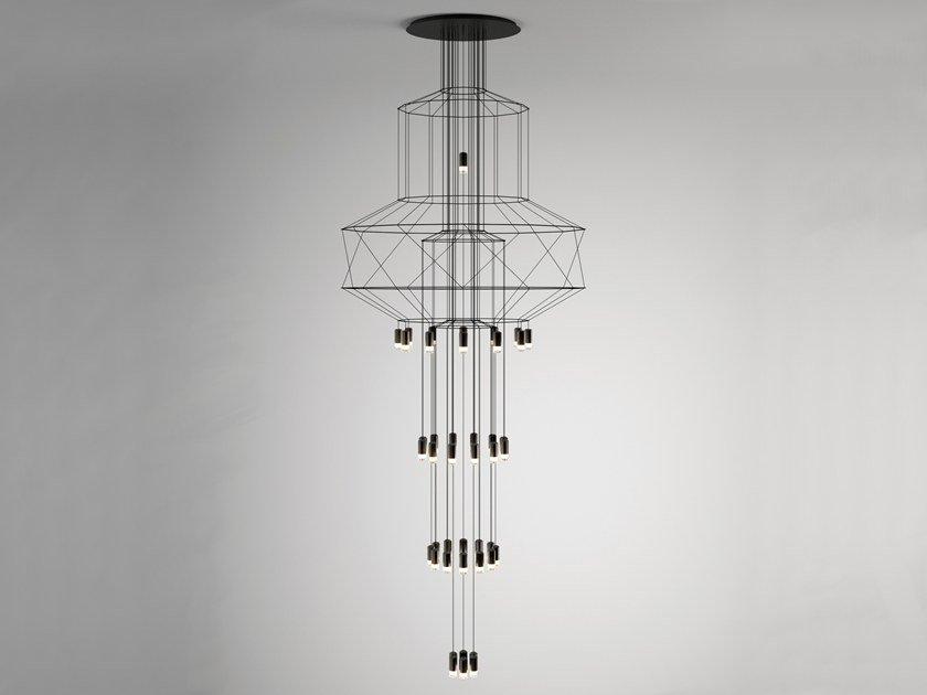 WIREFLOW CHANDELIER 0375 LED pendant lamp with dimmer