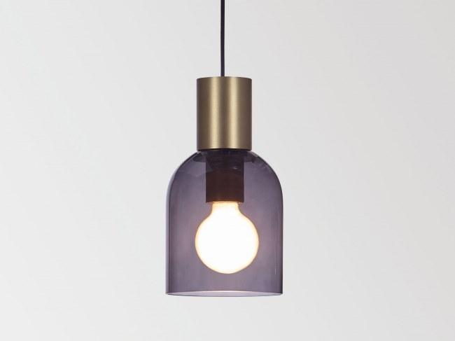 MANTELLO GLASS E27 Blown glass pendant lamp