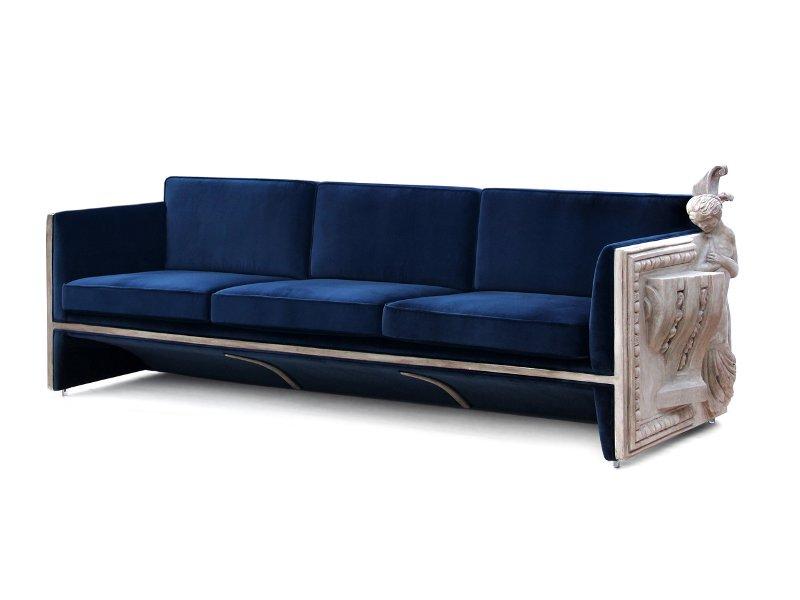VERSAILLES 3 seater velvet sofa