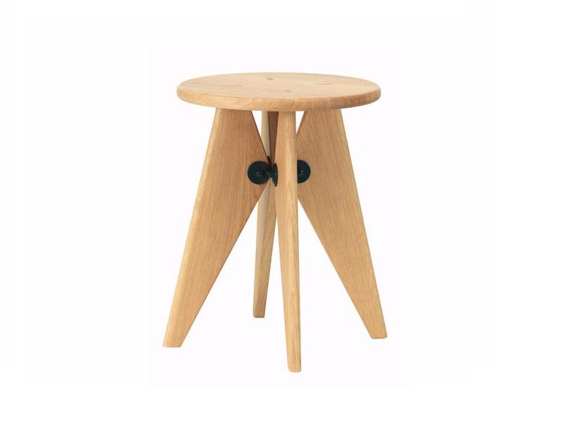 SOLVAY Solid wood stool