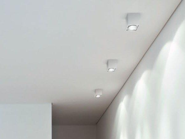 TWO LED aluminium ceiling light