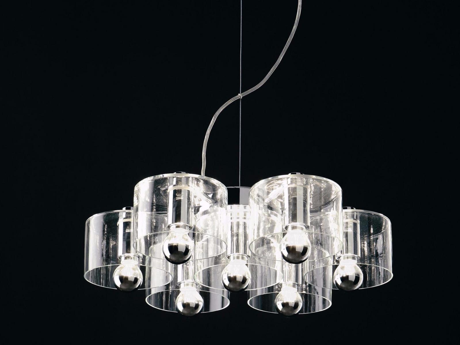 FIORE - 423 Blown glass pendant lamp