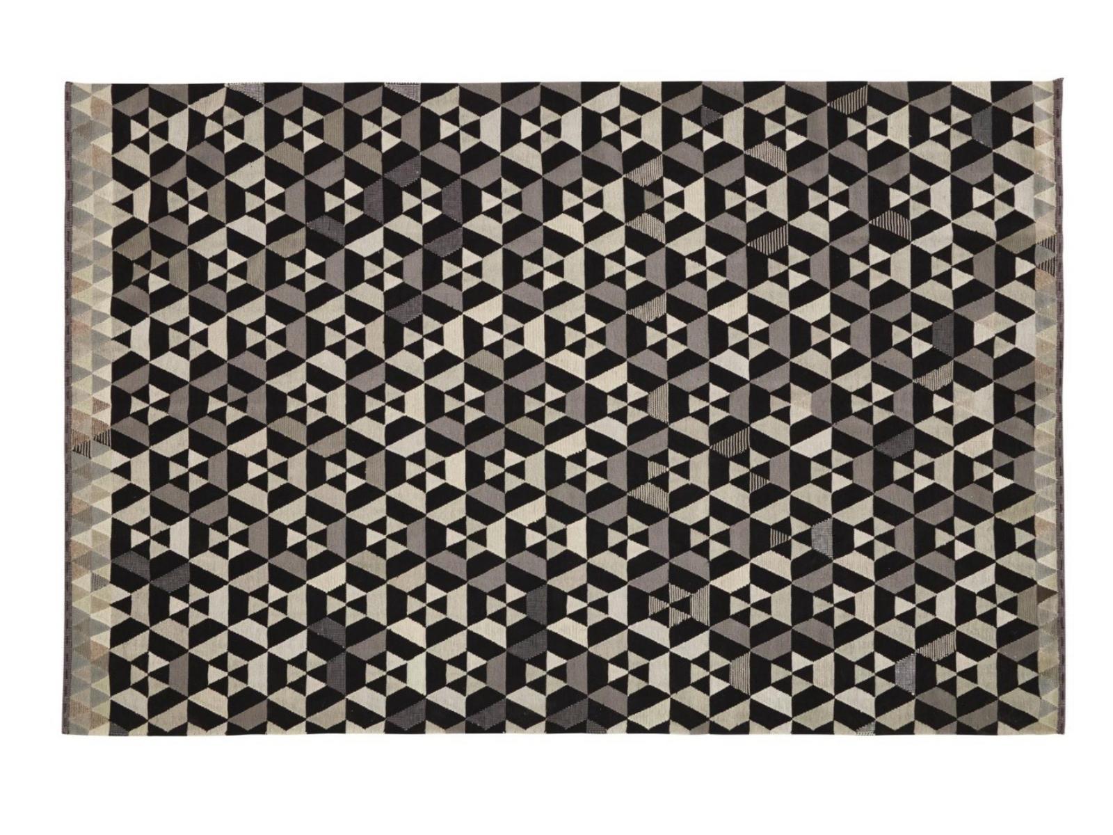 HEX HEX Handmade rectangular wool rug