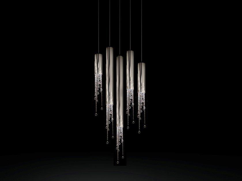 SEXY CRYSTALS H5 Metal pendant lamp with crystals