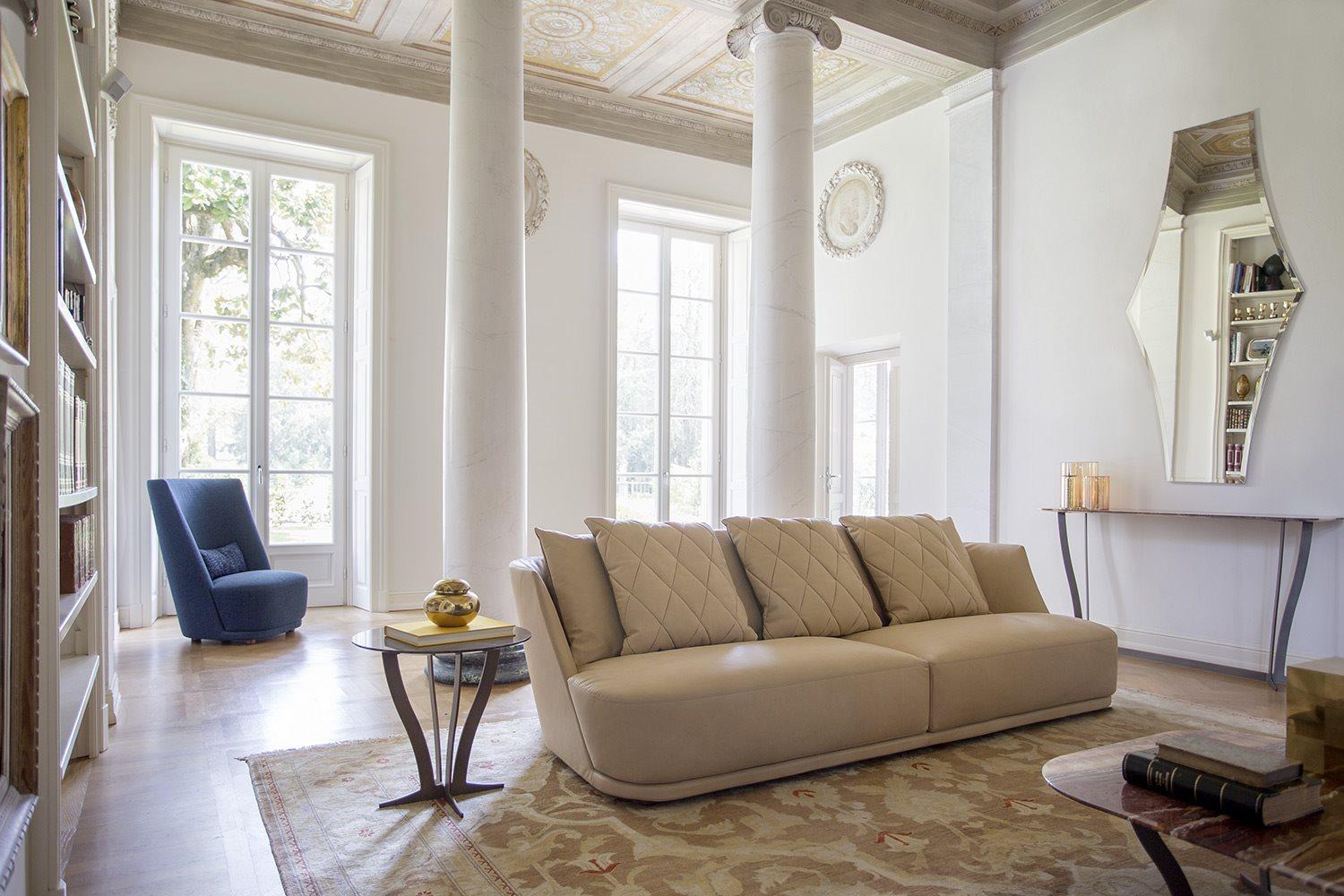 AUDREY Sectional leather sofa