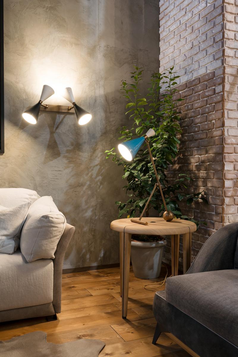 FLIPPER Direct-indirect light wall lamp