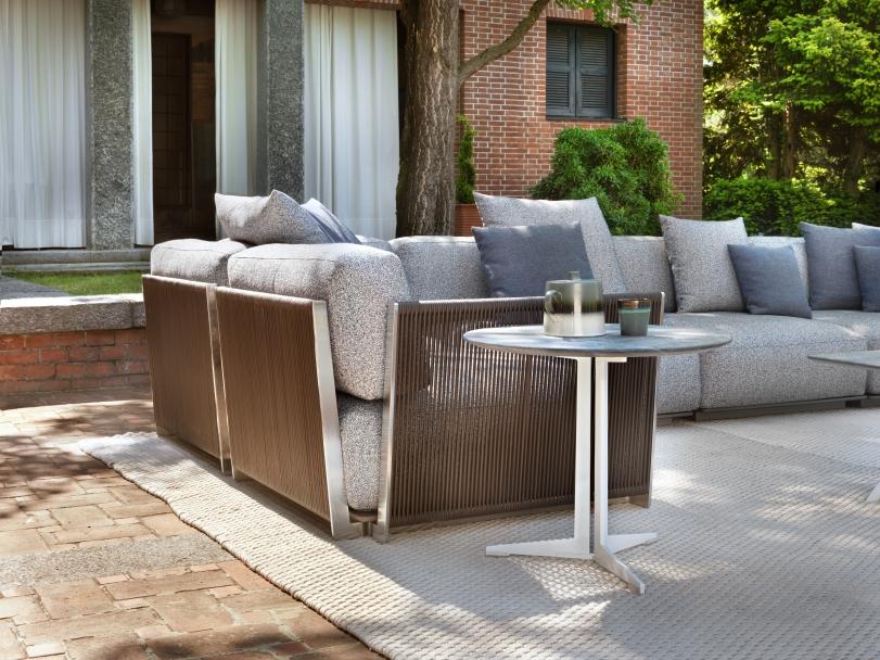 FLY Round natural stone coffee table