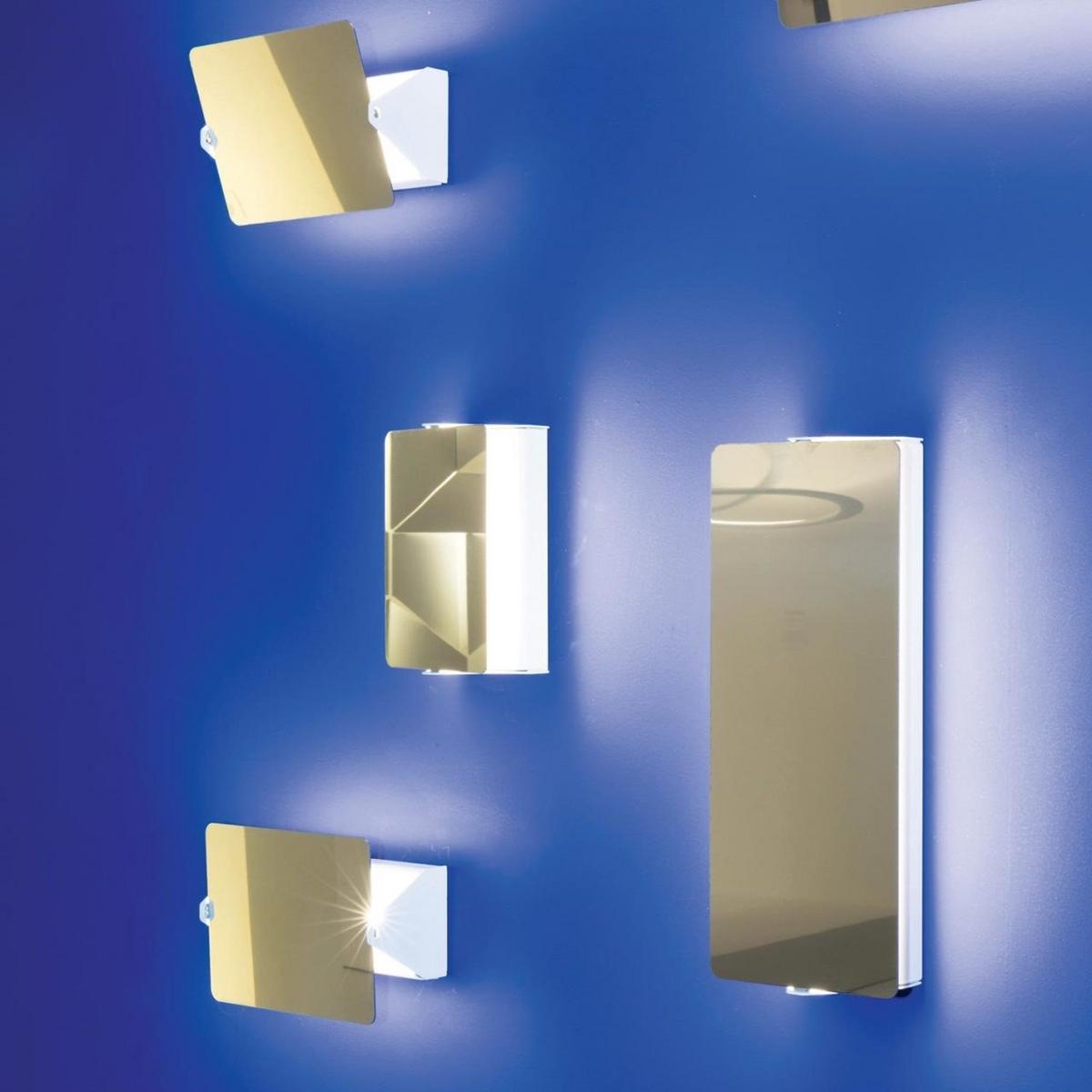 APPLIQUE À VOLET PIVOTANT DOUBLE Adjustable aluminium wall light