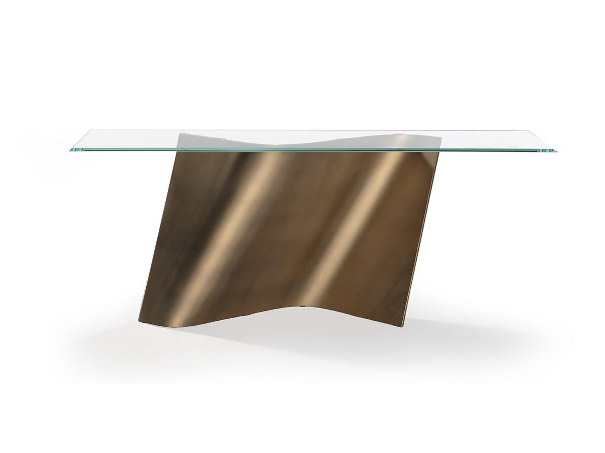 ESSE Rectangular glass console table