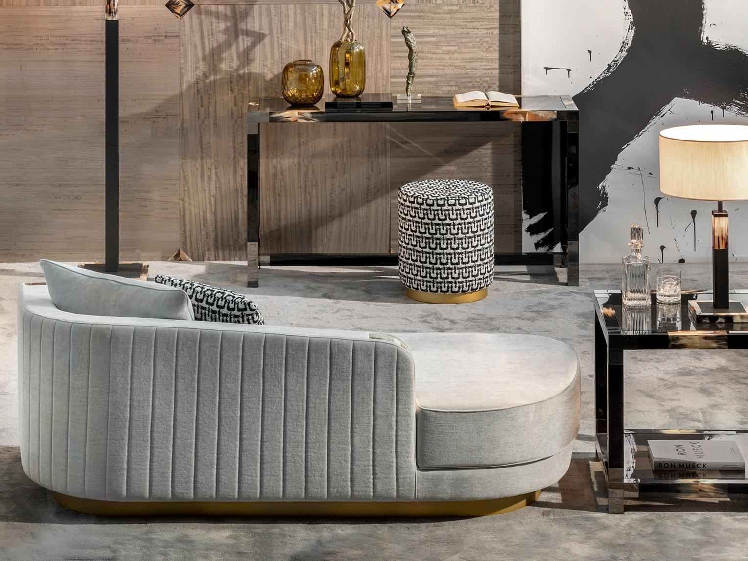 AFRODITE 7043DXB Chenille day bed