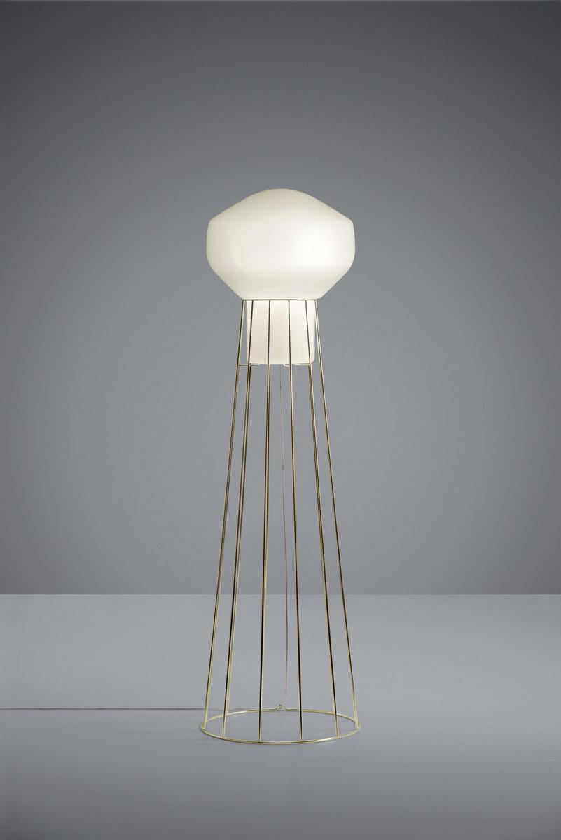 AÉROSTAT Blown glass floor lamp