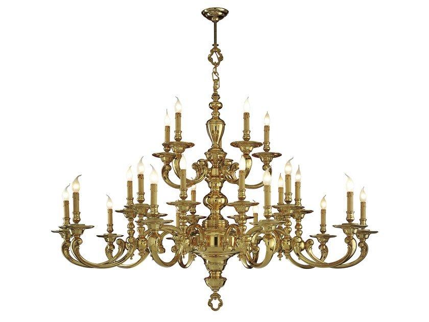 OTELLO 258/20+5 Polished Brass chandelier