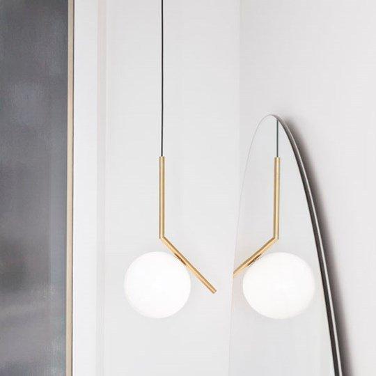 IC LIGHTS S1 Brass pendant lamp