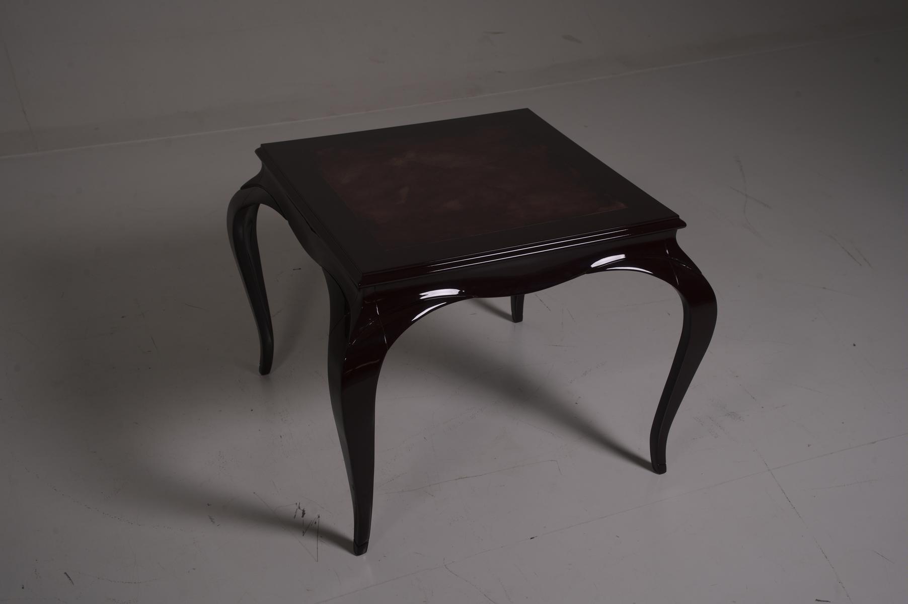 VANESIO Square wooden high side table