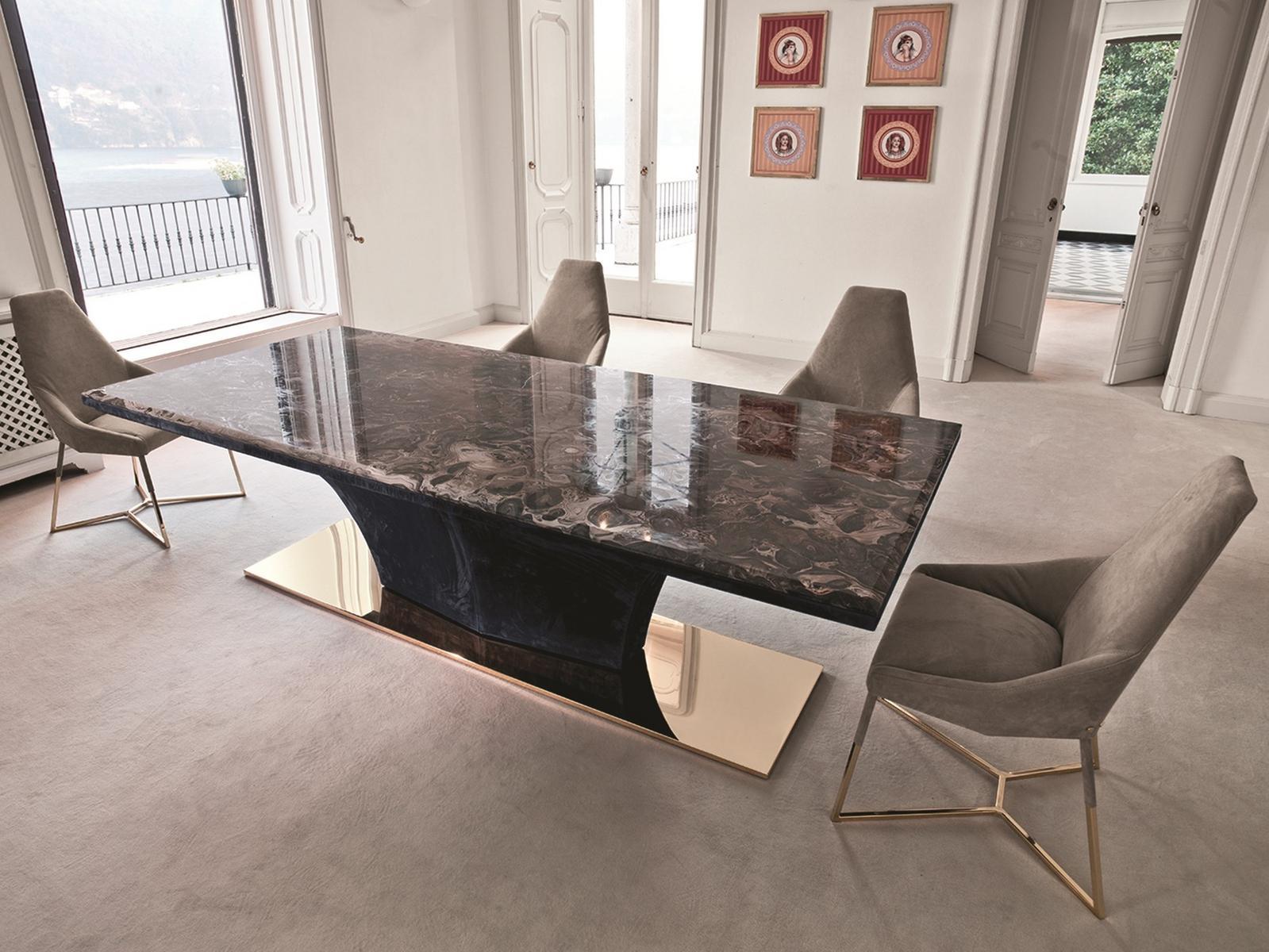OMOTESANDO Rectangular metal table