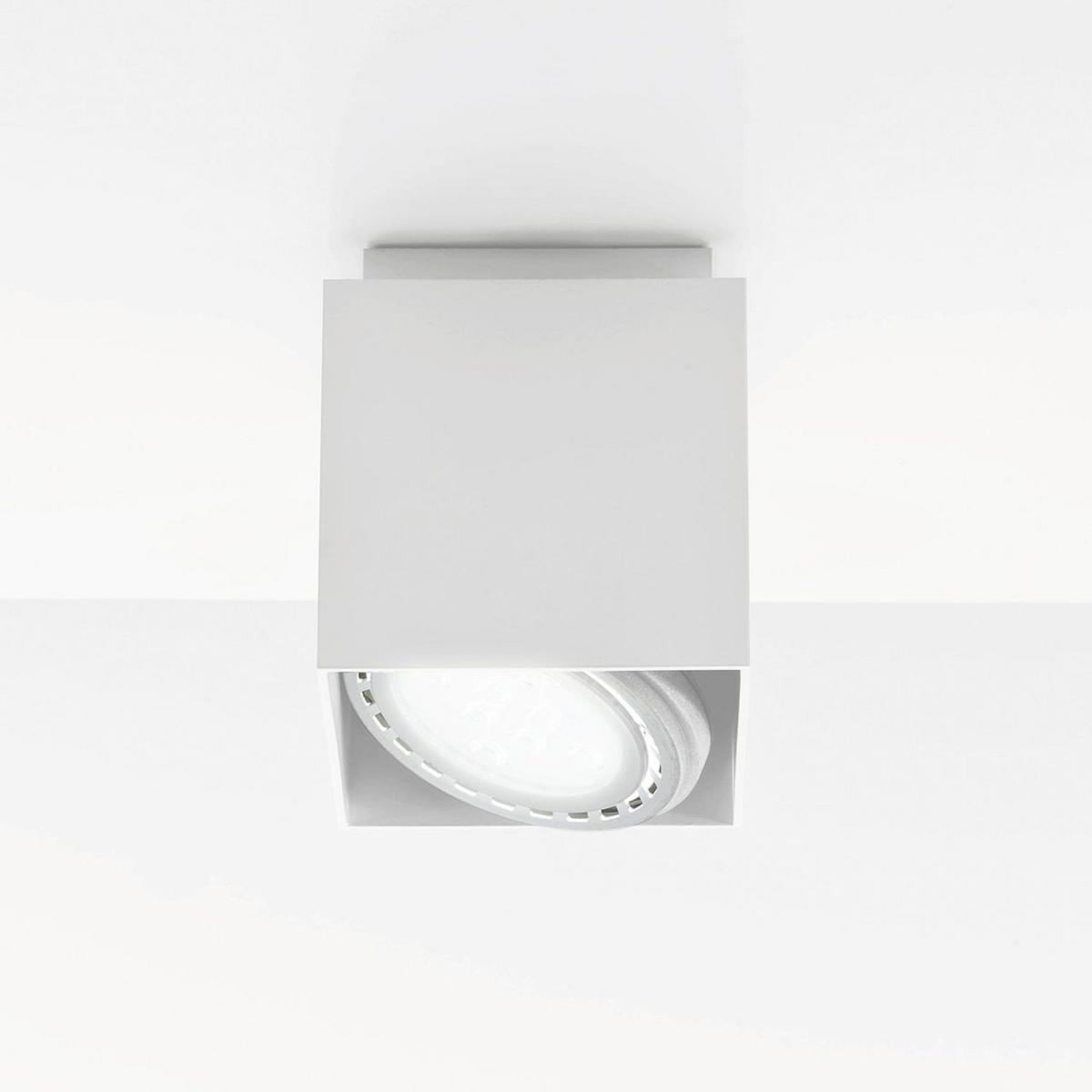CUBO Adjustable extruded aluminium ceiling lamp