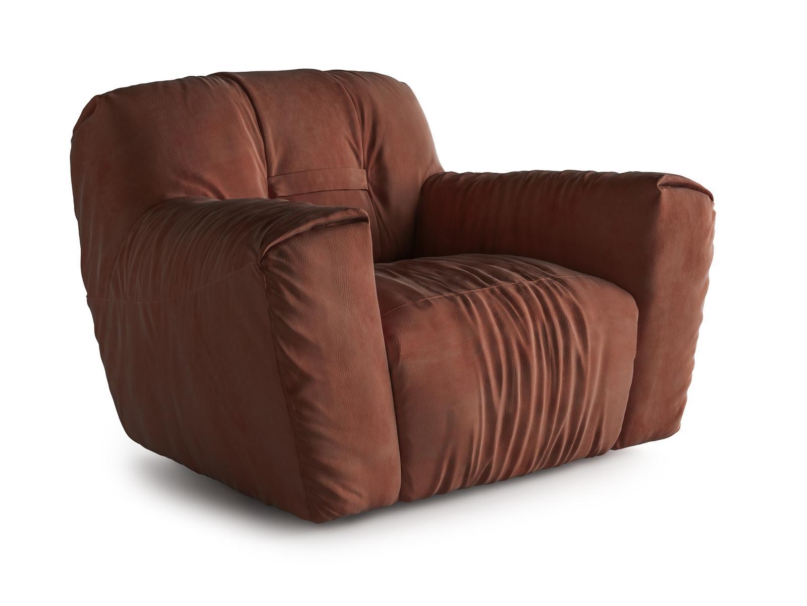 ARGO Swivel armchair with armrests