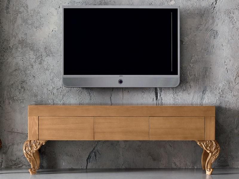 MINIMAL BAROQUE Wooden TV cabinet