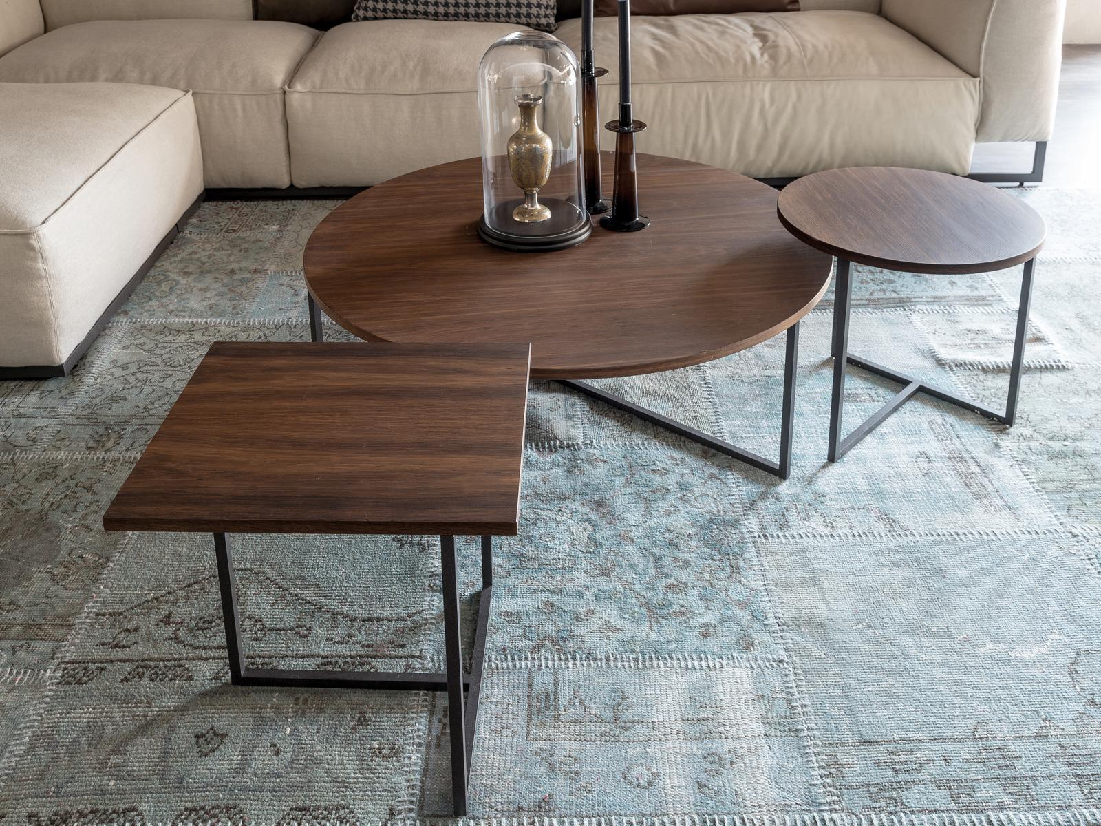 ARMONIA Round Sucupira coffee table